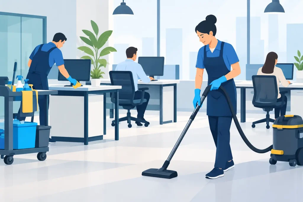 Can Professional Cleaners Work Around Employees?